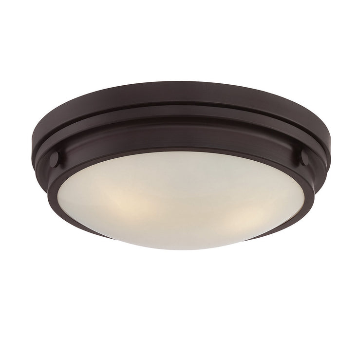 Savoy House 6-3350-16-13 Three Light Flush Mount, English Bronze