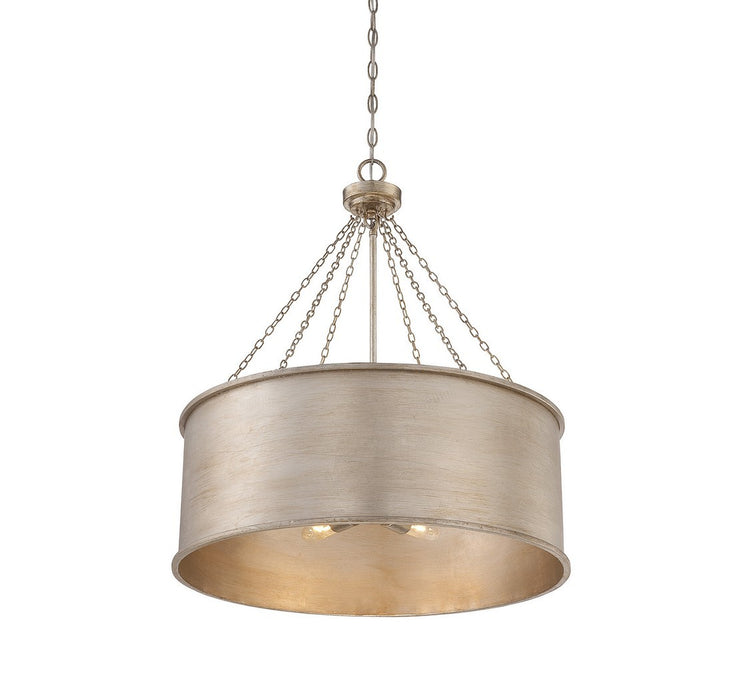 Savoy House 7-488-6-53 Six Light Pendant, Silver Patina