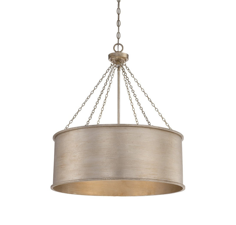 Savoy House 7-488-6-53 Six Light Pendant, Silver Patina