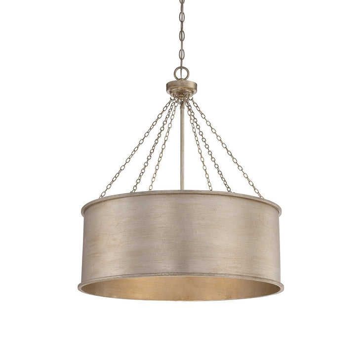 Savoy House 7-488-6-53 Six Light Pendant, Silver Patina