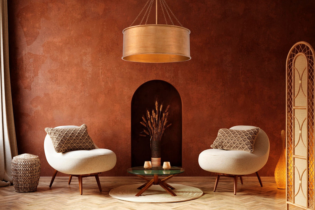 Savoy House 7-488-6-54 Six Light Pendant, Gold Patina