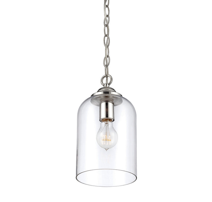 Savoy House 7-700-1-109 One Light Pendant, Polished Nickel