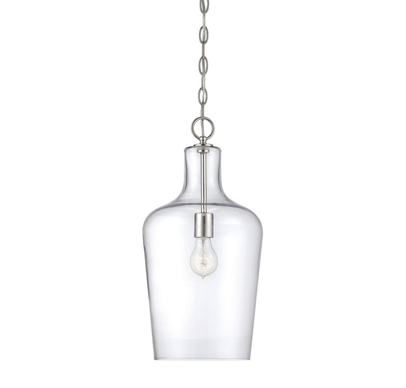 Savoy House 7-702-1-109 One Light Pendant, Polished Nickel