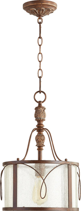 Quorum 3506-39 One Light Pendant, Vintage Copper