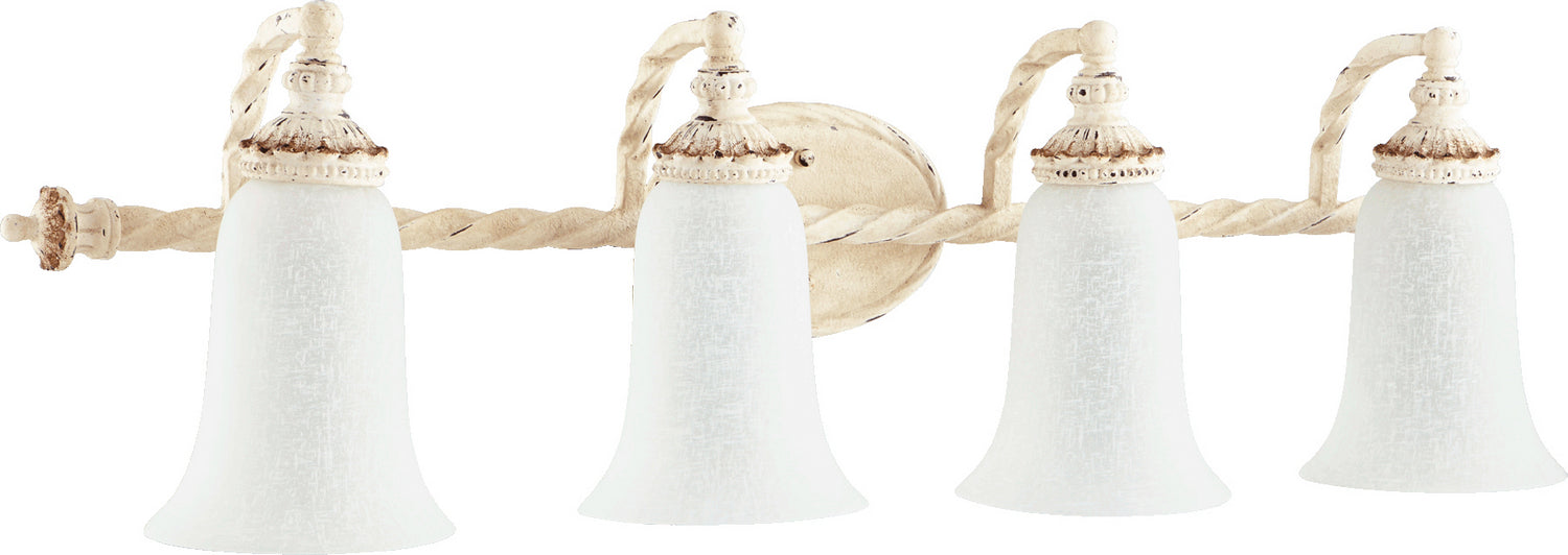 Quorum 5386-4-70 Four Light Vanity, Persian White
