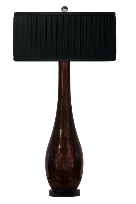Thumprints 1002-C05-TL01 Two Light Table Lamp, Black /Bronze