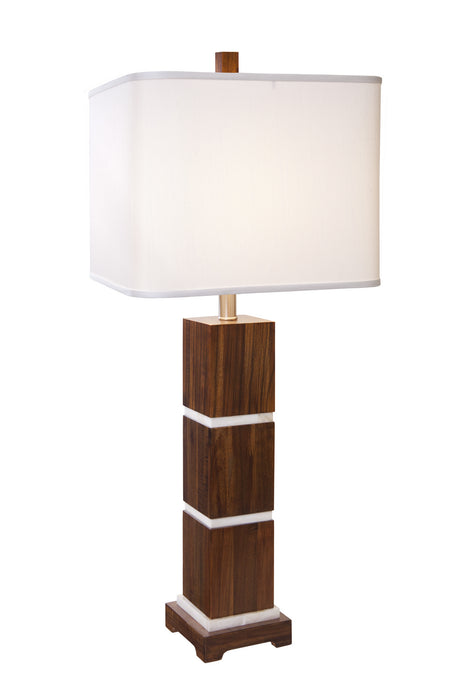 Thumprints 1105-ASL-2069 One Light Table Lamp, Satin Lacquer