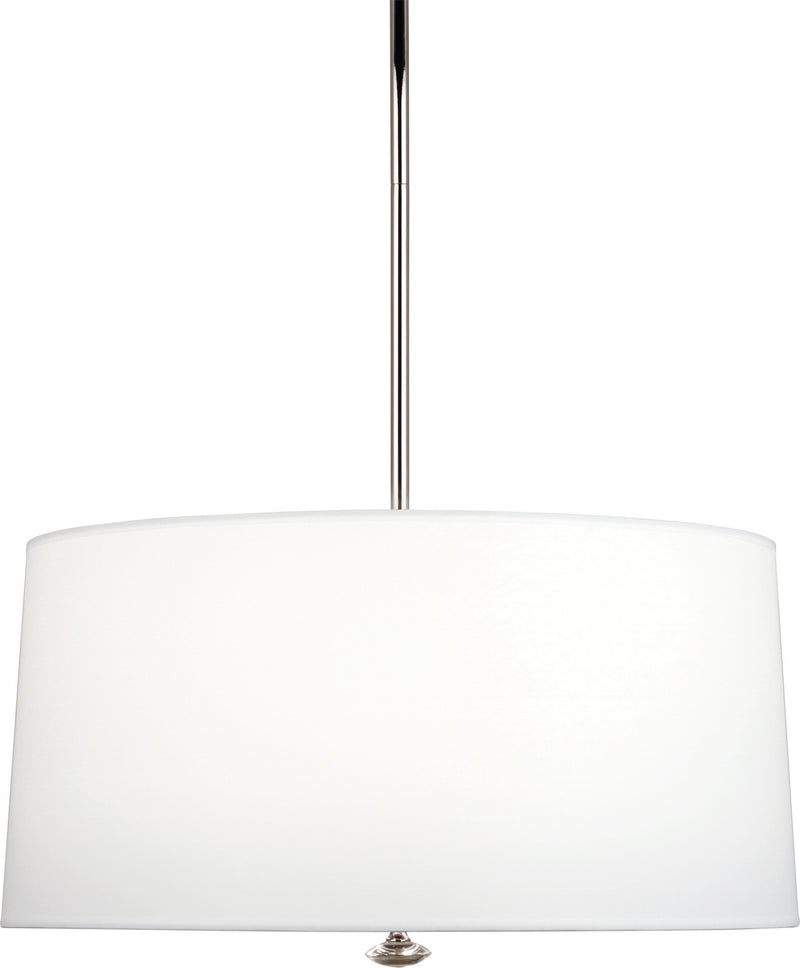 Robert Abbey A808 Three Light Pendant, Polished Nickel