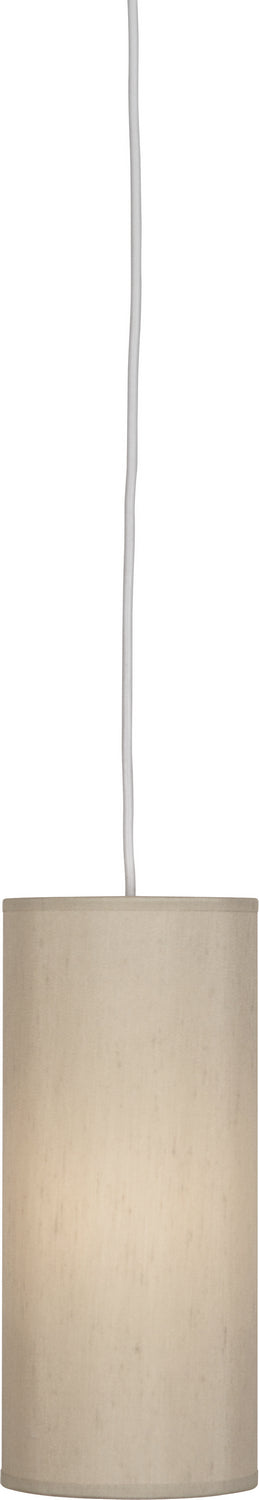 Robert Abbey B167 One Light Pendant, Painted White