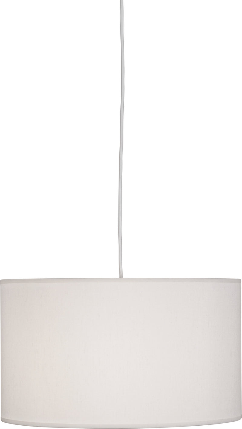 Robert Abbey W168 One Light Pendant, Painted White