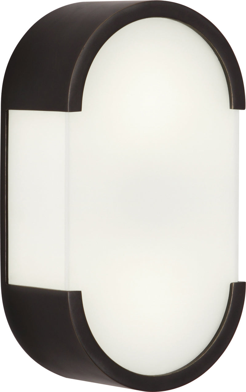 Robert Abbey Z1318 Two Light Wall Sconce, Deep Patina Bronze