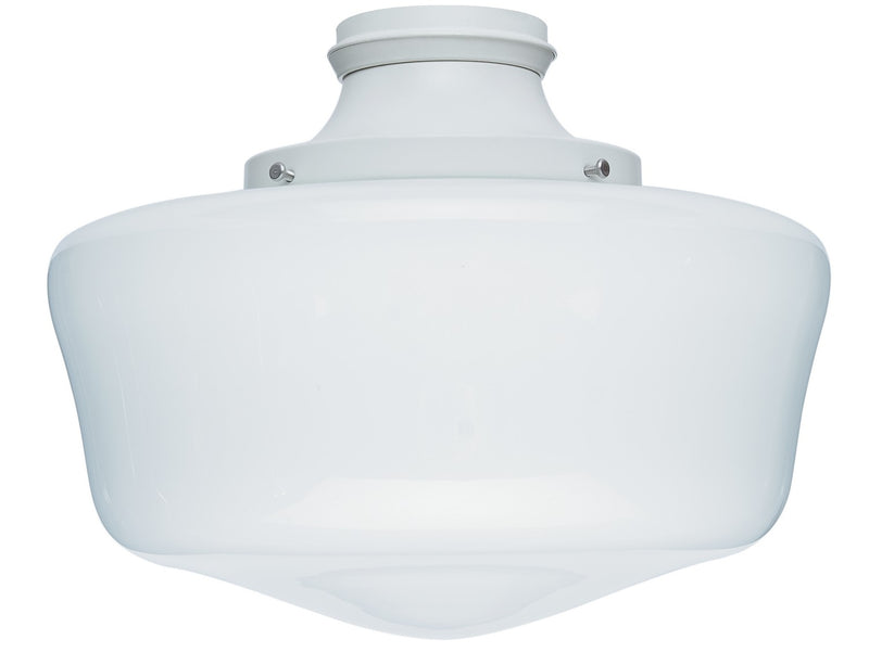 Hunter 99164 One Light Fan Light Kit, White