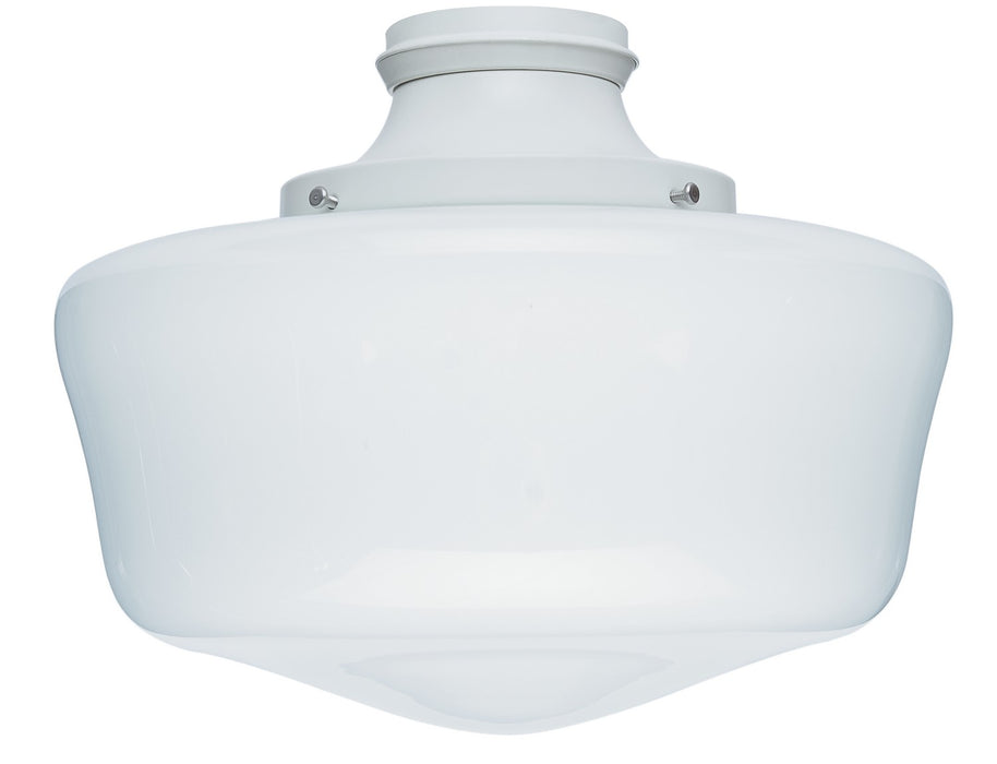 Hunter 99164 One Light Fan Light Kit, White
