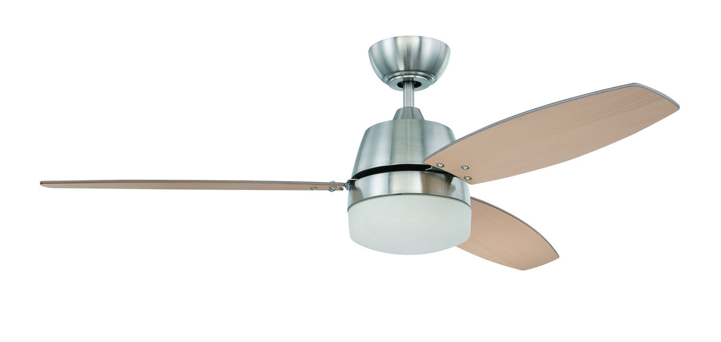 Craftmade BEL52BNK3-LED 52"Ceiling Fan, Brushed Polished Nickel
