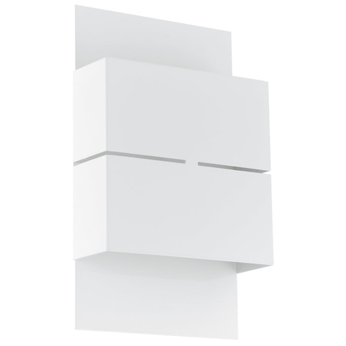 Eglo USA 93253A LED Outdoor Wall Mount, White