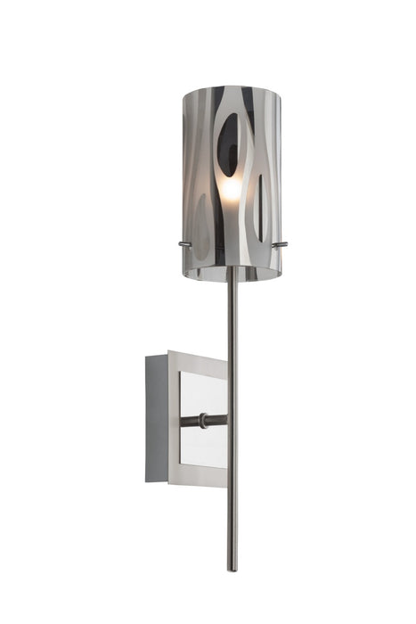 Varaluz AC1071 One Light Wall Sconce, Chrome
