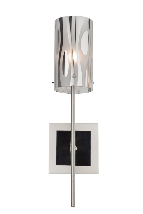 Varaluz AC1071 One Light Wall Sconce, Chrome