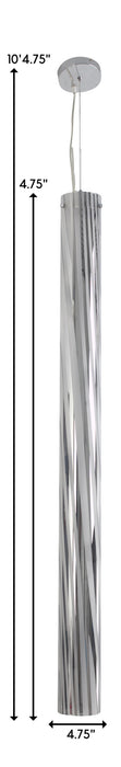 Varaluz AC1072 Five Light Pendant, Chrome