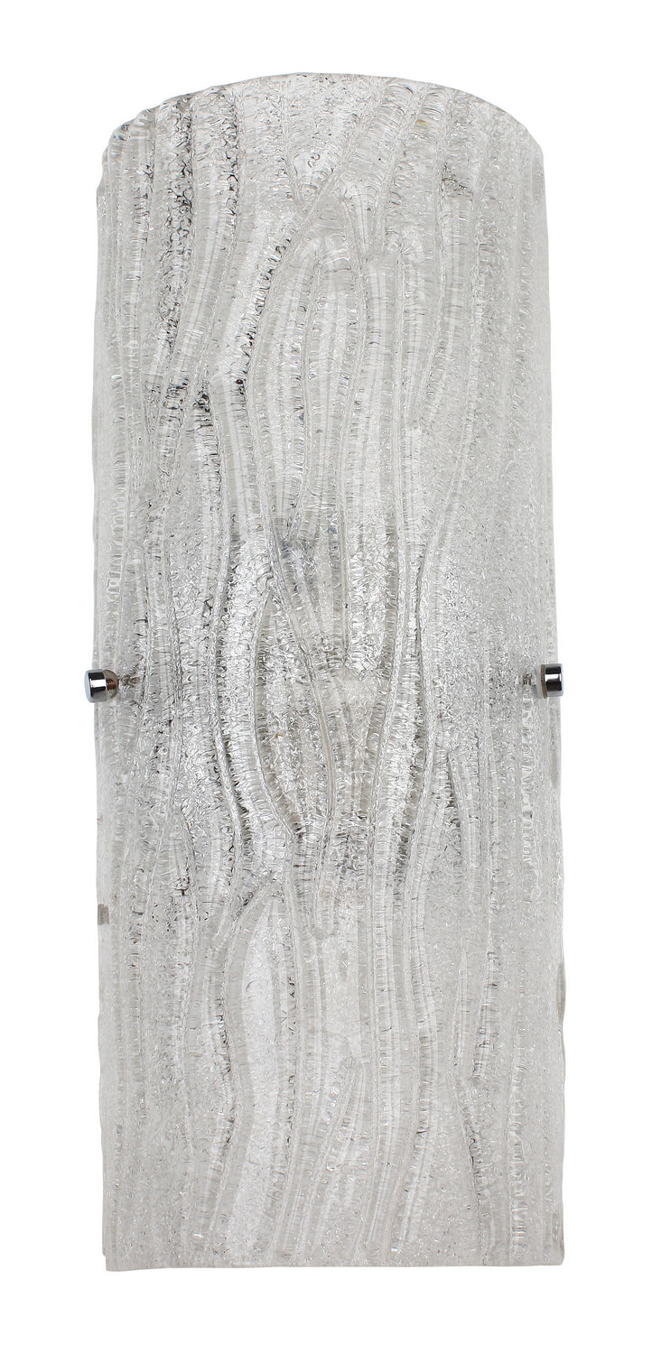 Varaluz AC1102 Two Light Wall Sconce, Chrome