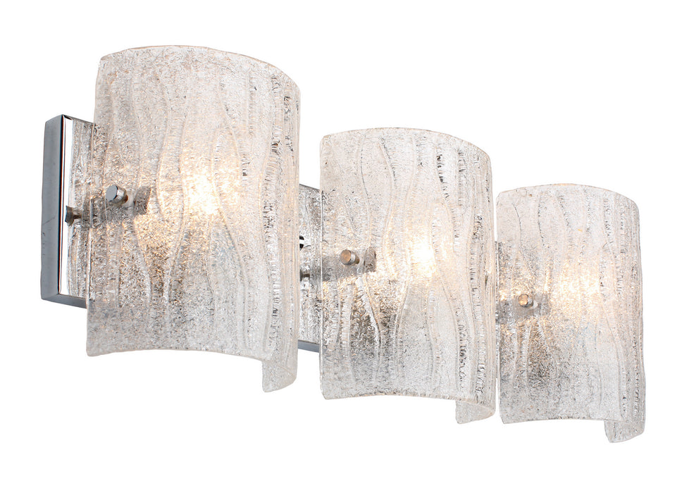 Varaluz AC1103 Three Light Bath, Chrome