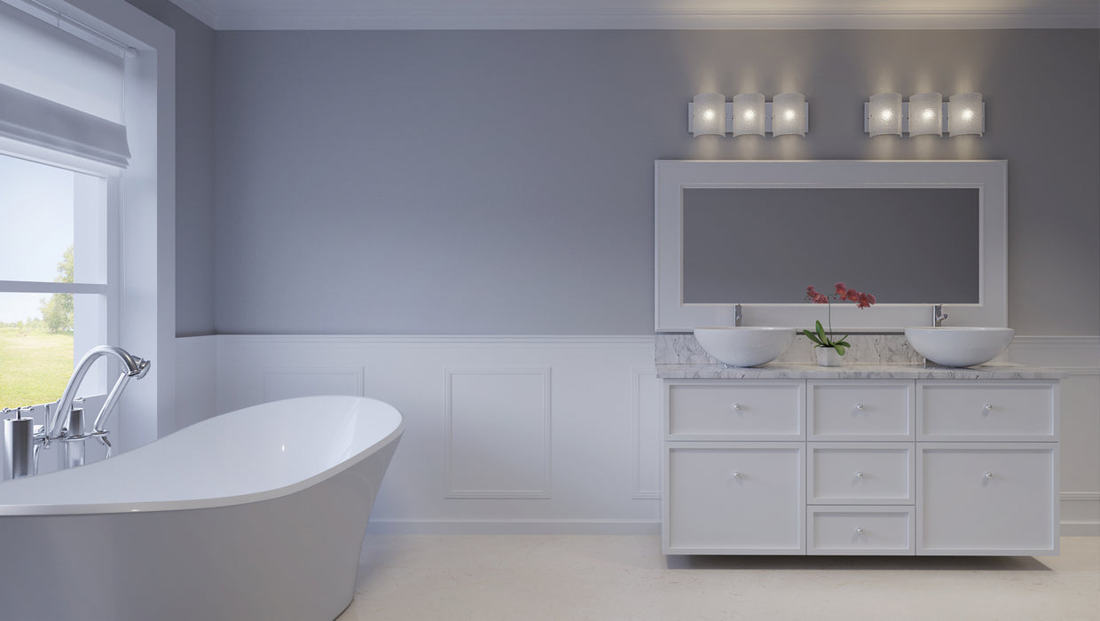 Varaluz AC1103 Three Light Bath, Chrome