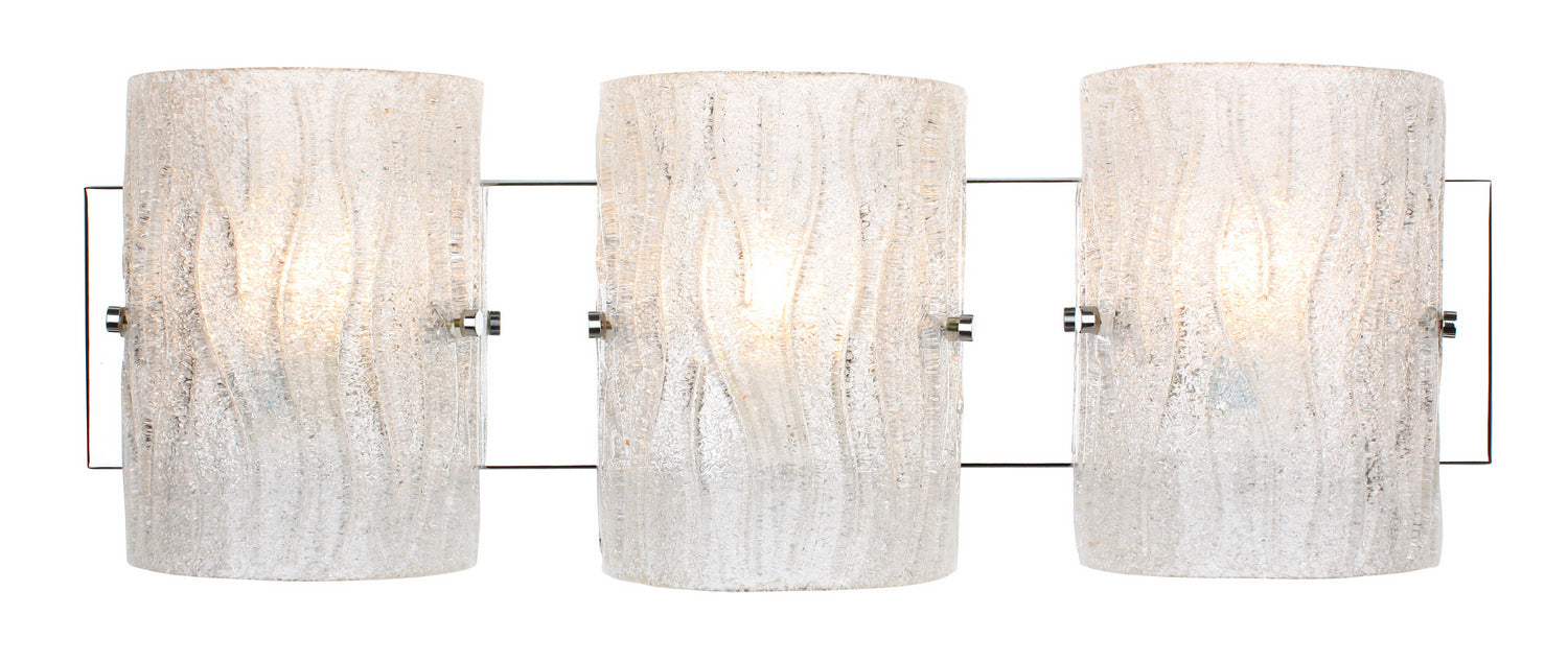 Varaluz AC1103 Three Light Bath, Chrome