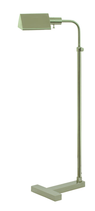 House of Troy F100-PN One Light Floor Lamp, Polished Nickel