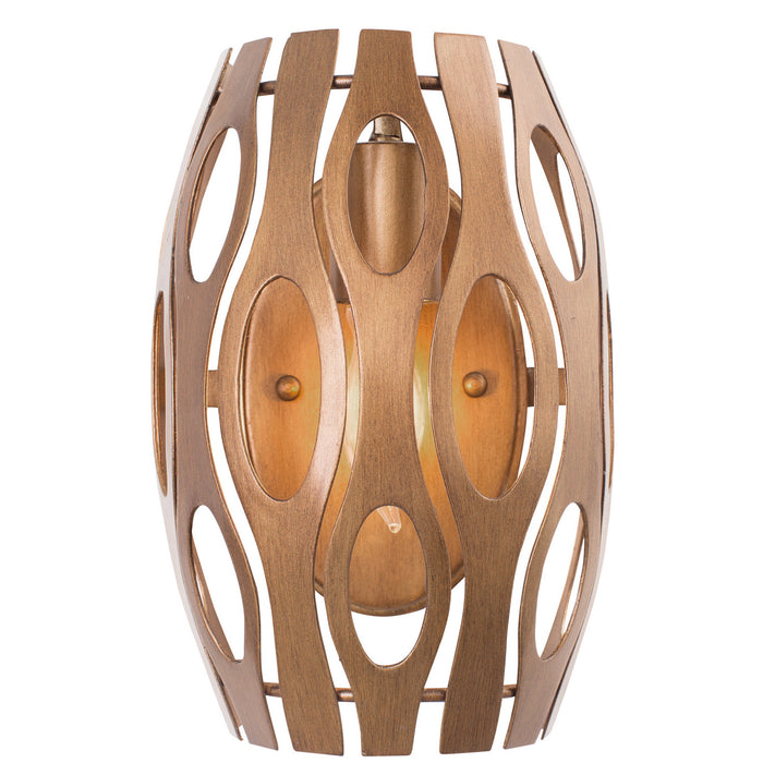 Varaluz 149W01HO One Light Wall Sconce, Hammered Ore