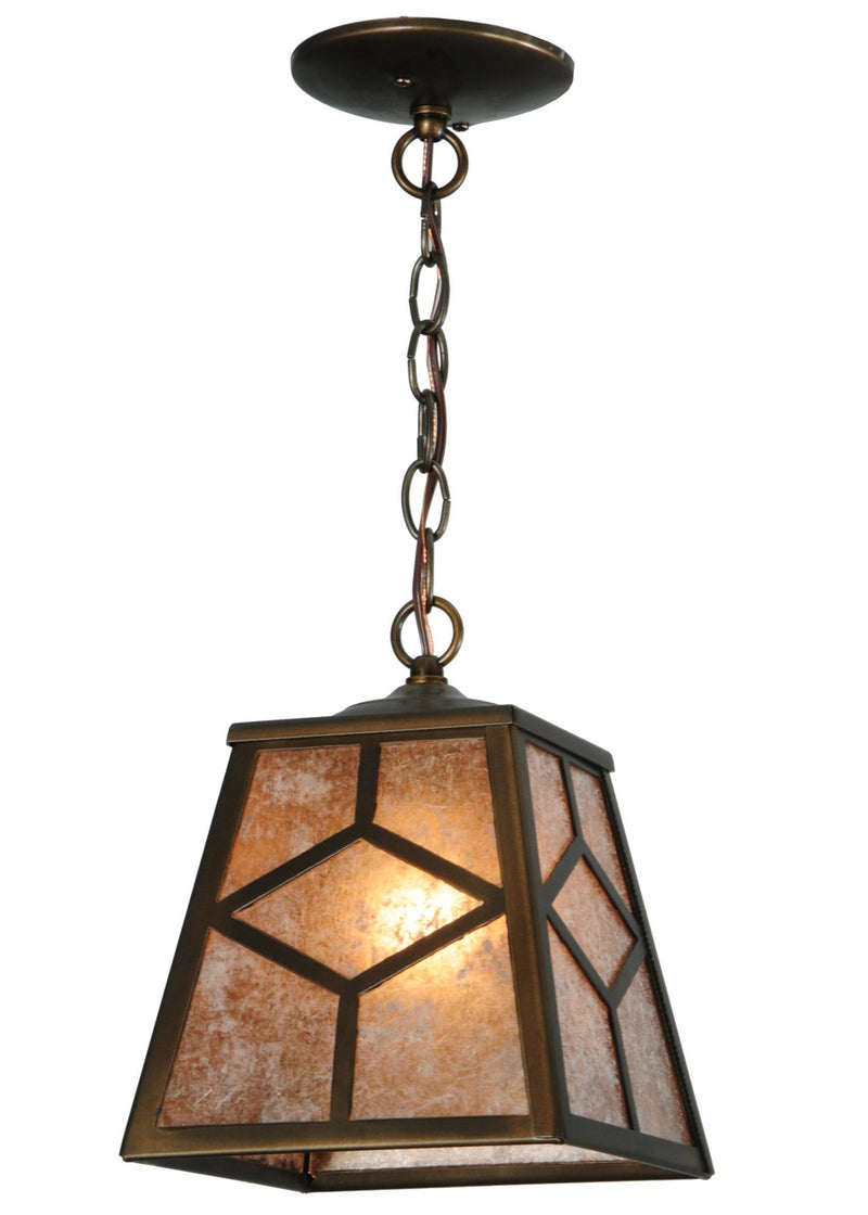 Meyda Tiffany 141534 One Light Mini Pendant, Antique Copper