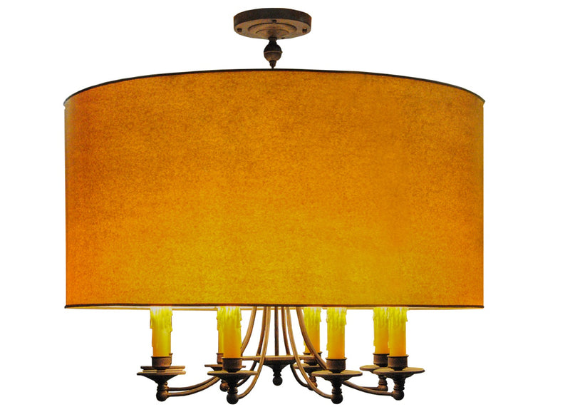 Meyda Tiffany 141818 Eight Light Pendant, Classic Rust