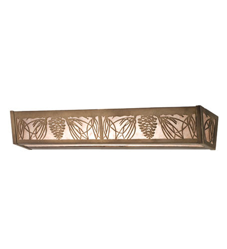 Meyda Tiffany 14184 Four Light Vanity, Antique Copper
