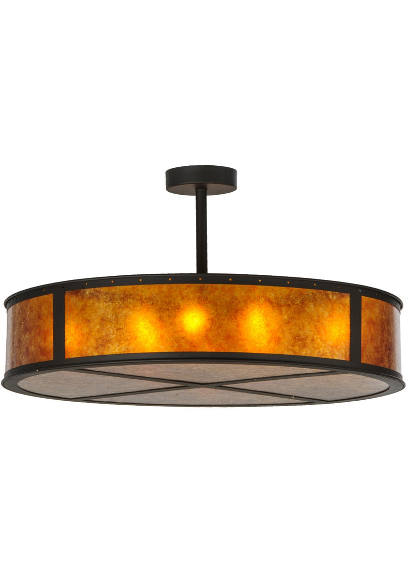Meyda Tiffany 142268 Eight Light Pendant, Oil Rubbed Bronze