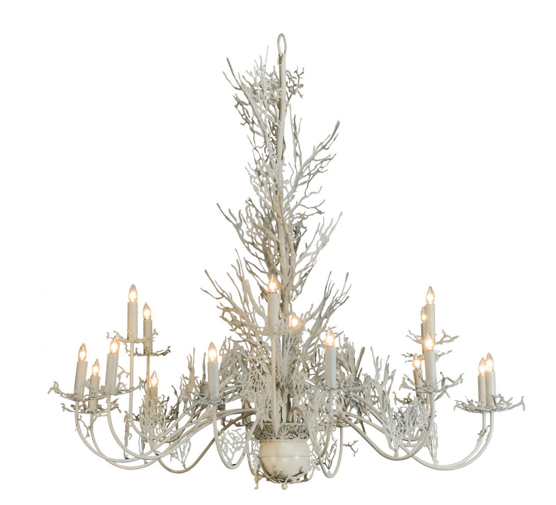 Meyda Tiffany 142379 18 Light Chandelier, Beige Hammer