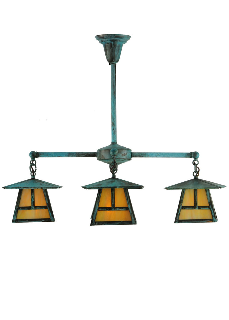 Meyda Tiffany 142421 Four Light Chandelier, Mahogany Bronze