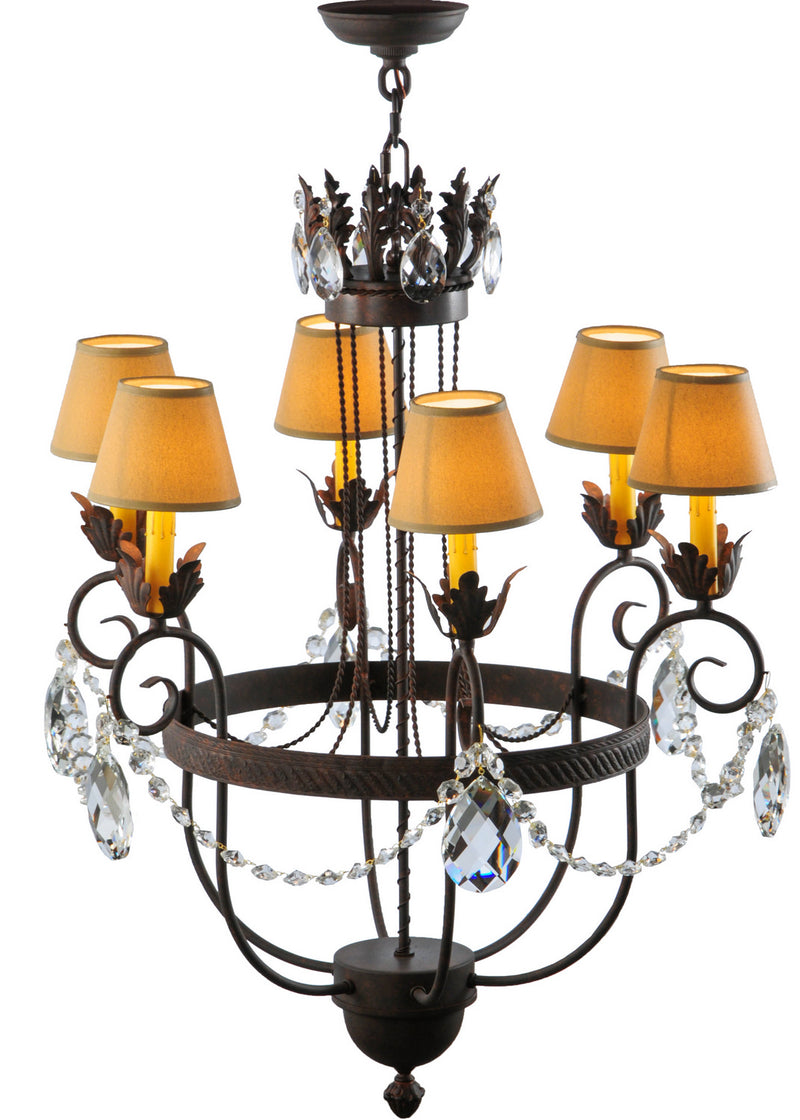 Meyda Tiffany 142450 Six Light Chandelier, Custom