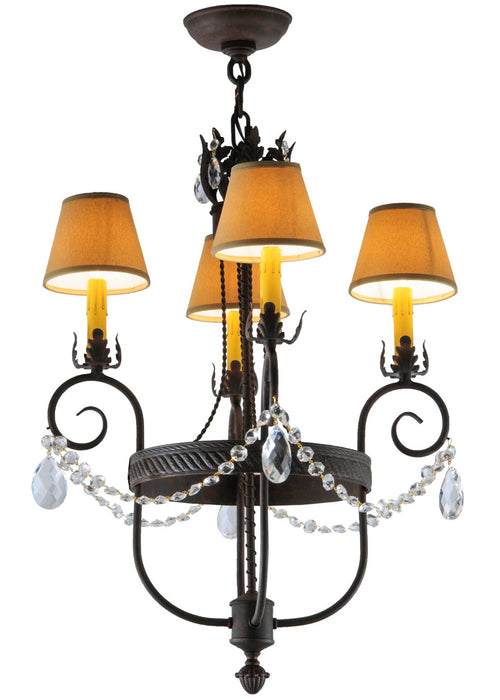 Meyda Tiffany 142451 Four Light Chandelier, Custom