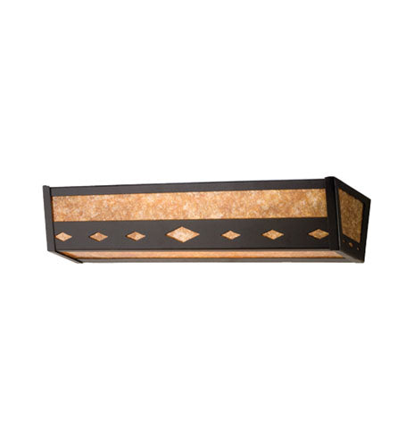 Meyda Tiffany 14247 Four Light Vanity, Black