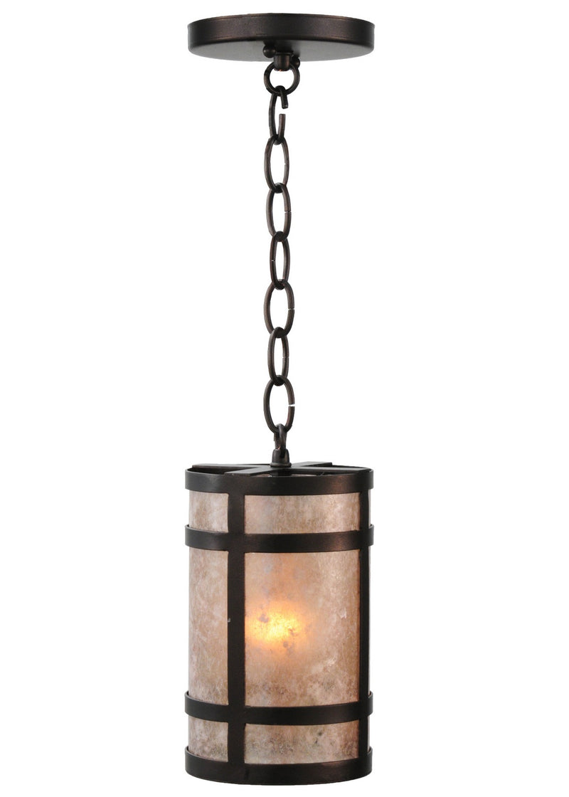 Meyda Tiffany 142482 One Light Mini Pendant, Mahogany Bronze