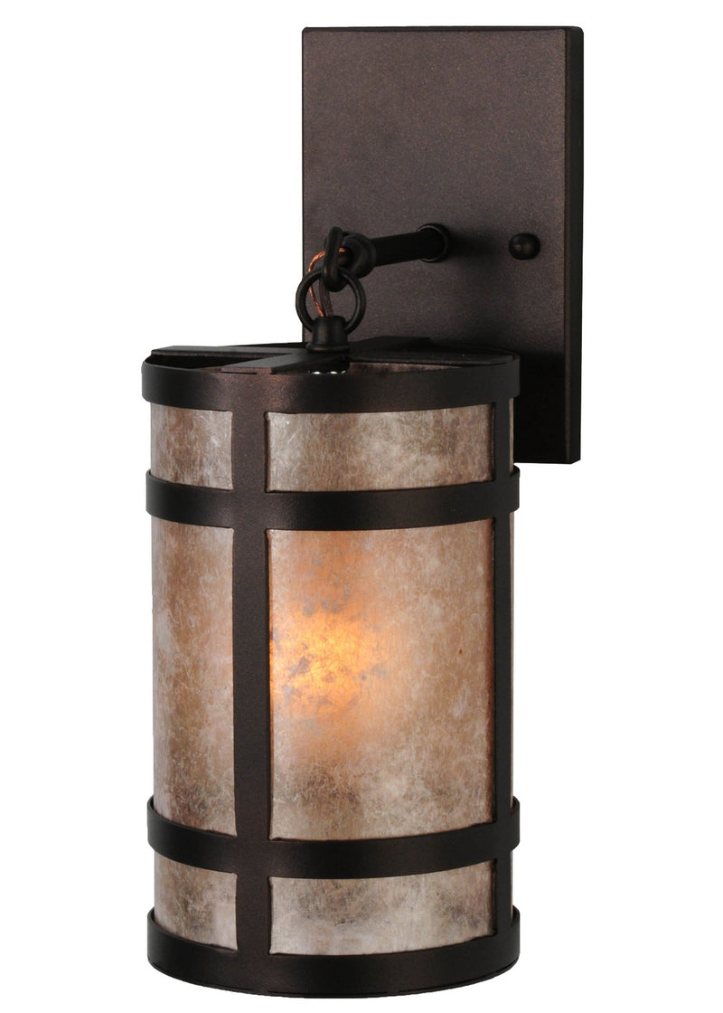 Meyda Tiffany 142483 One Light Wall Sconce, Mahogany Bronze