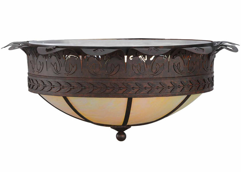 Meyda Tiffany 142491 Four Light Flushmount, Cajun Spice