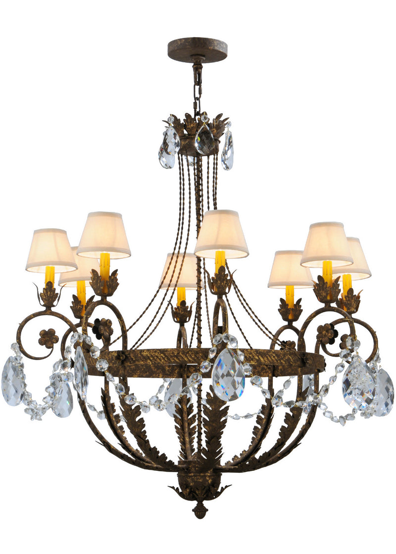 Meyda Tiffany 142692 Eight Light Chandelier, Custom