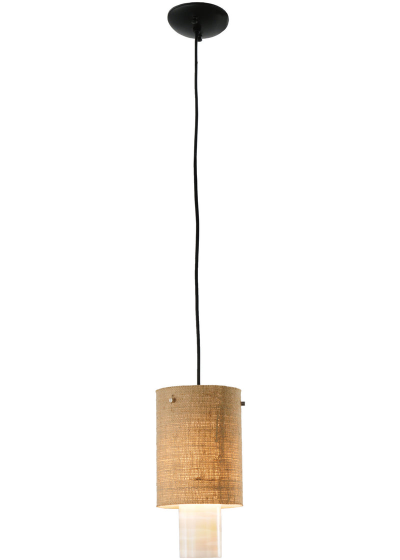 Meyda Tiffany 143132 One Light Mini Pendant, Textured Black