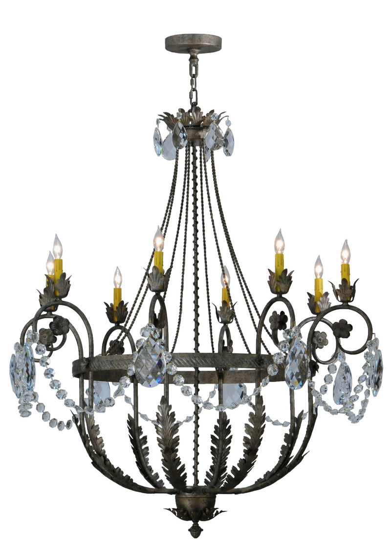 Meyda Tiffany 143218 Eight Light Chandelier, Corinth
