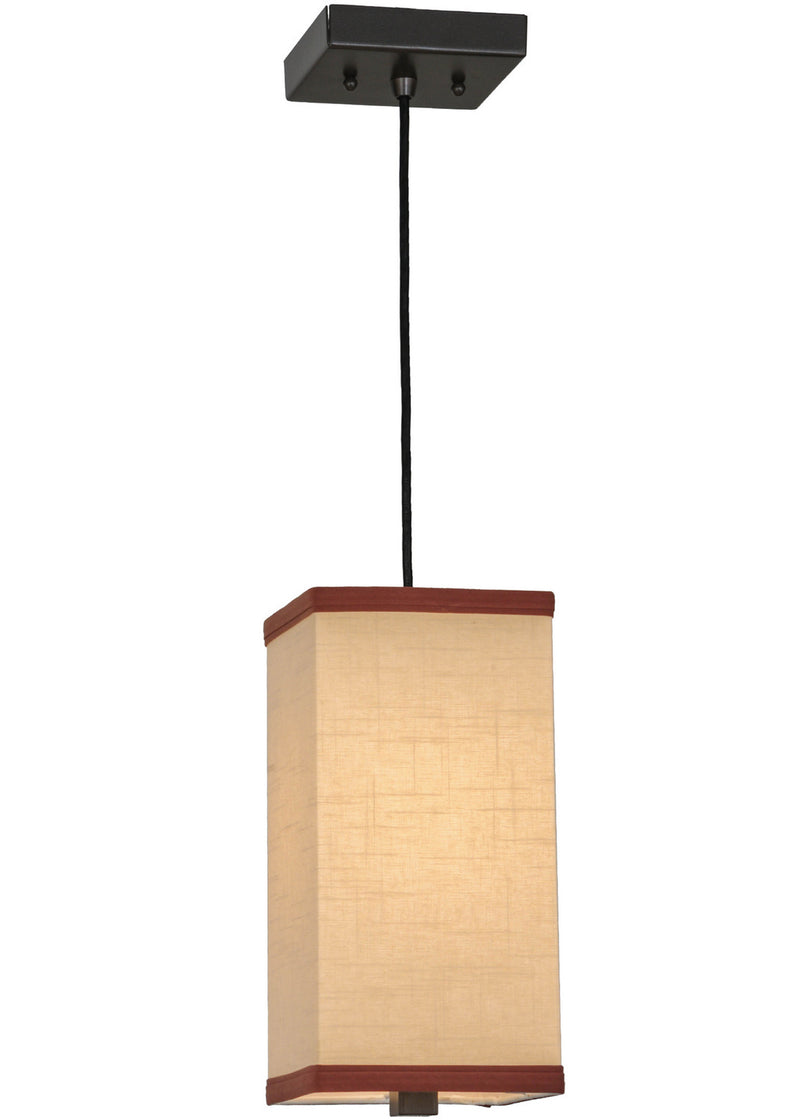 Meyda Tiffany 143260 One Light Pendant, Timeless Bronze