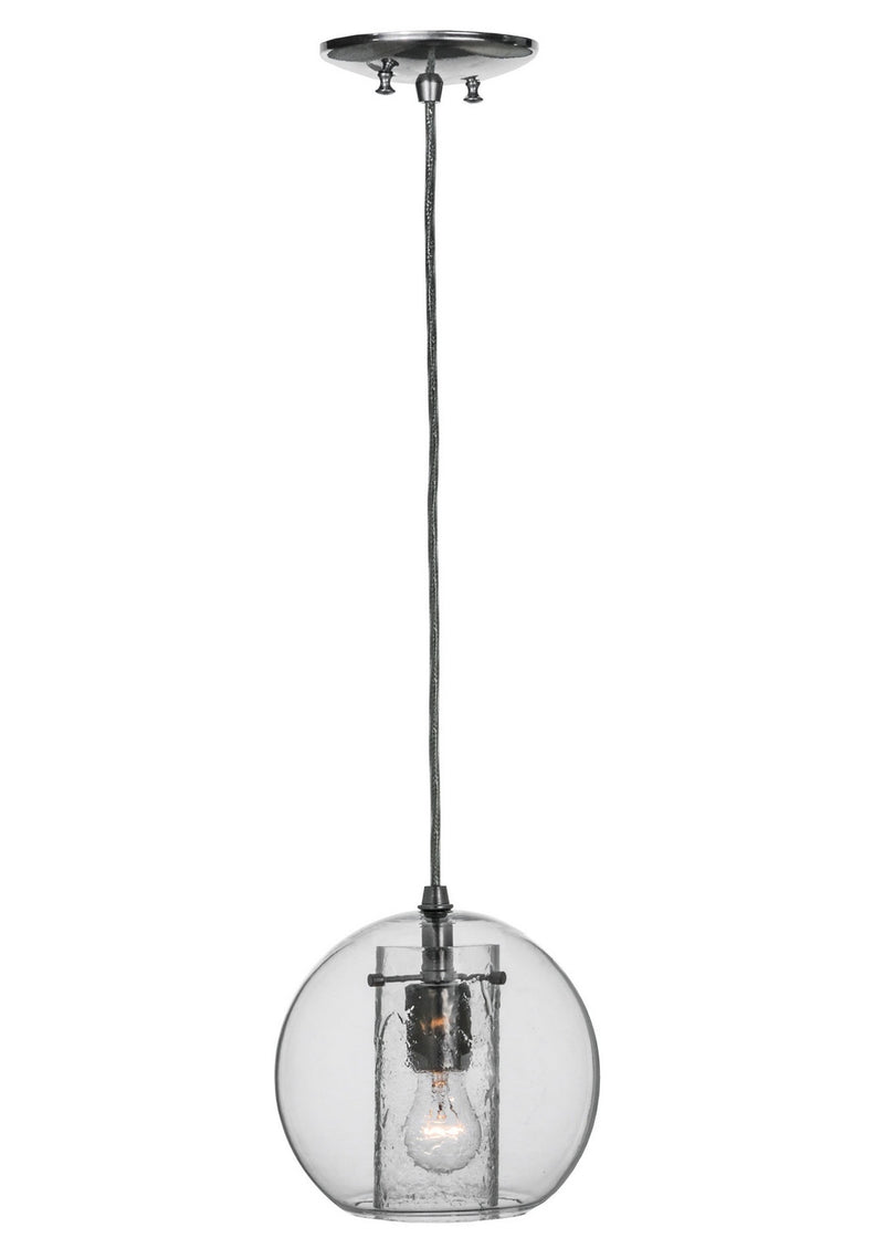 Meyda Tiffany 143639 One Light Mini Pendant, Nickel