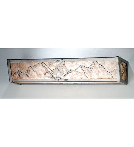 Meyda Tiffany 14377 Four Light Vanity, Nickel