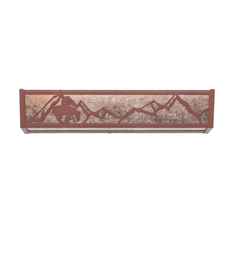 Meyda Tiffany 14399 Four Light Vanity, Rust