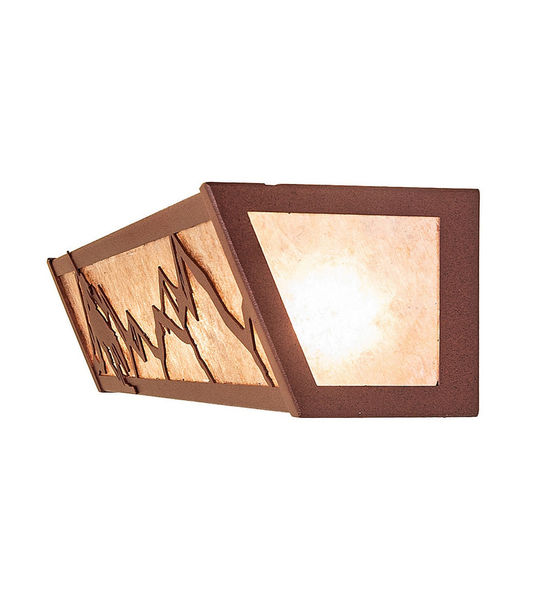 Meyda Tiffany 14399 Four Light Vanity, Rust