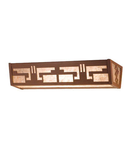 Meyda Tiffany 14403 Four Light Vanity, Rust