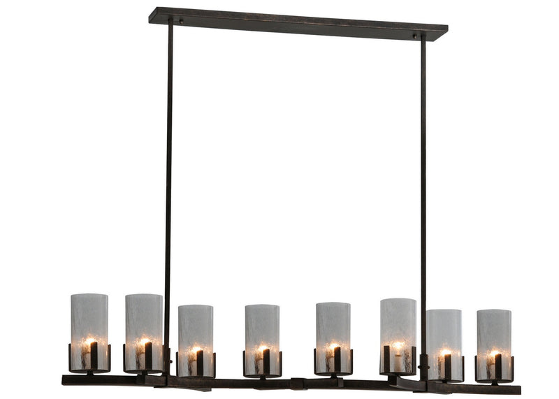 Meyda Tiffany 144240 Eight Light Chandelier, Gilded Tobacco